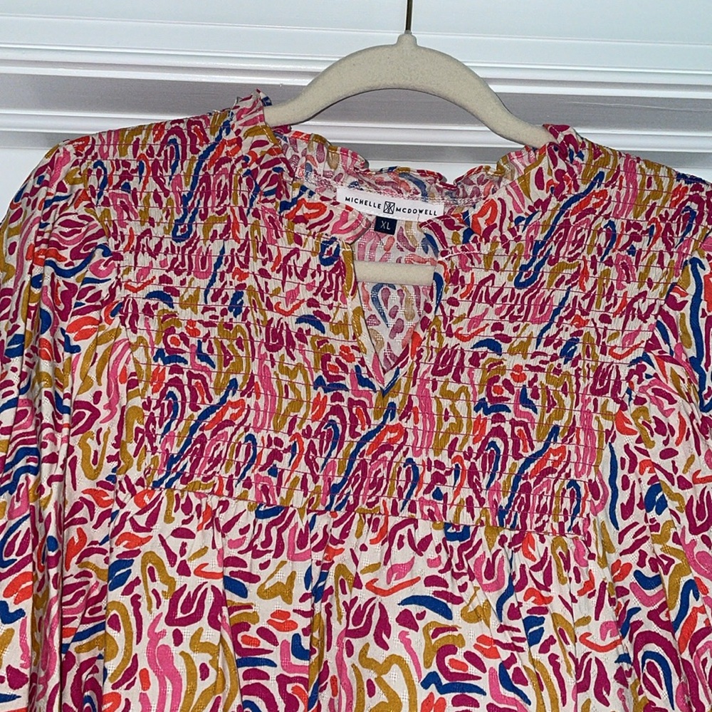 Michelle McDowell Smocked Top